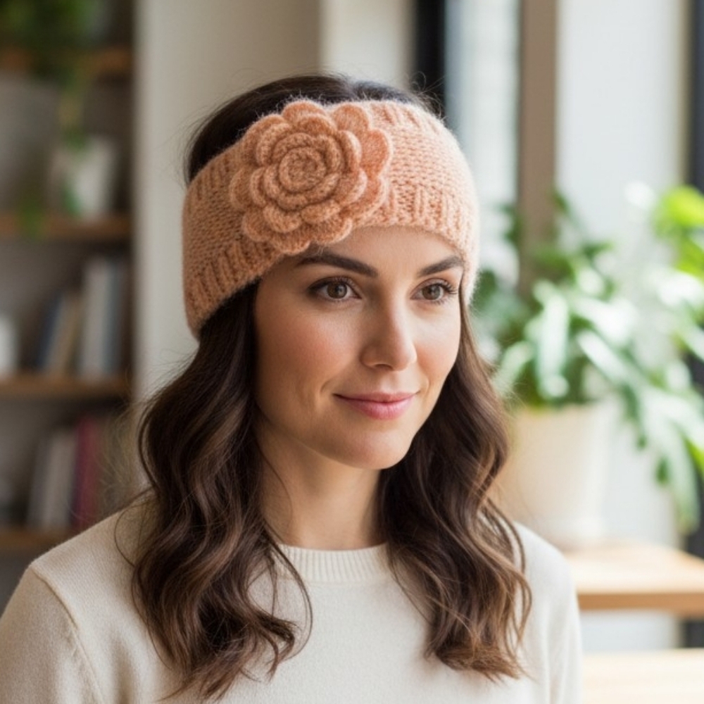American Rag Peach Knit Headband